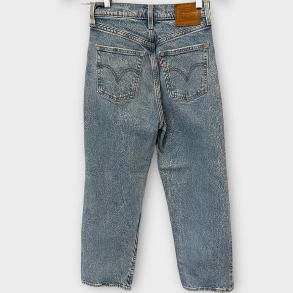 LEVI'S RIBCAGE STRAIGHT JEANS Size 25 - Picture 5 of 10